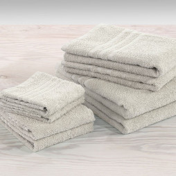 4-Piece Set Towels & Bath Towels Basic Terry Sand
