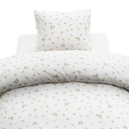 2-Piece Bedding Set Lemons Yellow