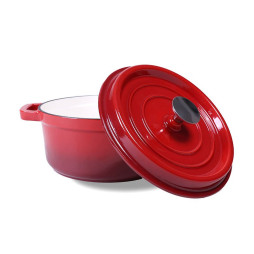 Cast Iron Pot YoKama 4.2L – Red