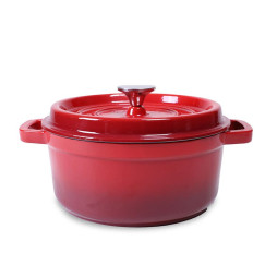 Cast Iron Pot YoKama 4.2L – Red