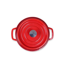 Cast Iron Pot YoKama 4.2L – Red