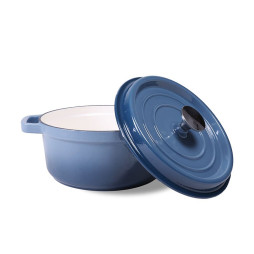Cast Iron Pot YoKama 4.2L – Stone Blue