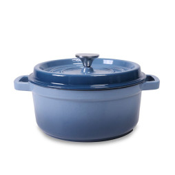 Cast Iron Pot YoKama 4.2L – Stone Blue