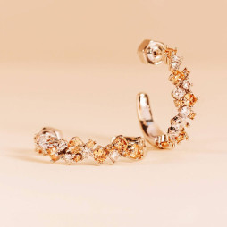 Meadow Avantgarde Earring Light Champagne