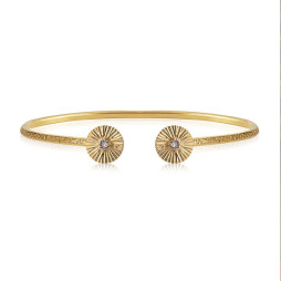 Odessa Bracelet Gold Crystal