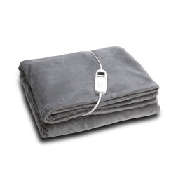 Heated Blanket 180x130cm Grey