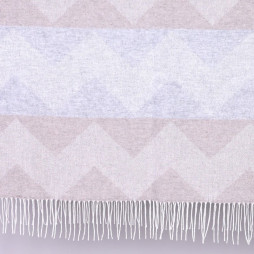 Jolie Cashmere Blend Throw - Greige