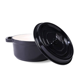 Cast Iron Pot YoKama 4.2L – Black