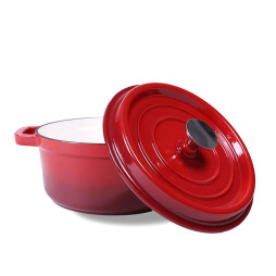 Cast Iron Pot YoKama 4.2L – Red