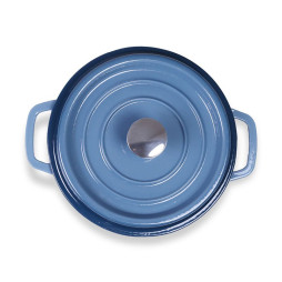Cast Iron Pot YoKama 4.2L – Stone Blue