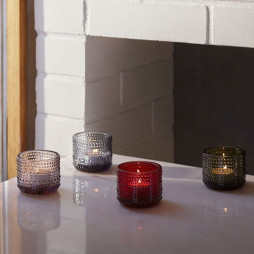 Kastehelmi Tealight Holder 64 mm Clear