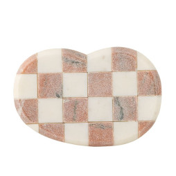 Petrea Plate Pink Marble