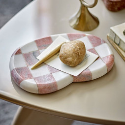 Petrea Plate Pink Marble