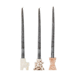 Blanchard Trio Candle Holders Stoneware