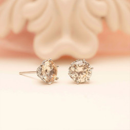 Earrings Petite Elenora Champagne Mist 