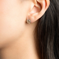 Earrings Petite Elenora Champagne Mist 