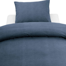 2-Piece Bedding Set Washed Navy Blue