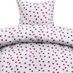 2-Piece Bedding Set Ladybug, red