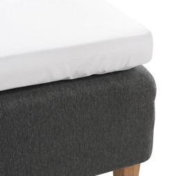 Fitted Sheet in Egyptian Cotton 90×200 cm, white