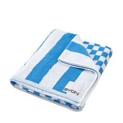 Bath towel Rio 90x150 cm blue/white