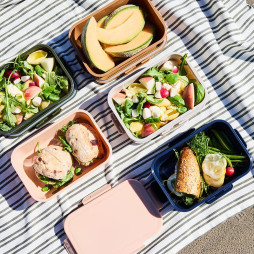 Tina lunch box Warm gray