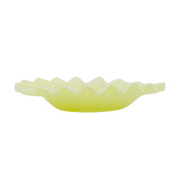 Deco tray, Wave, yellow