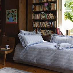 Camicia Duvet Cover Light Blue 150x210 cm