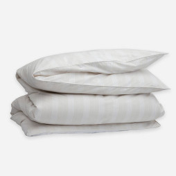 Camicia Duvet Cover Beige 150x210 cm
