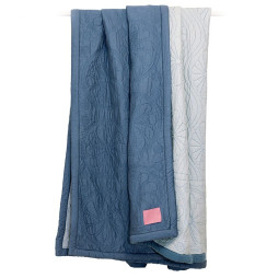 Durham Dawn Bedspread Blue/Light Blue 260x260 cm