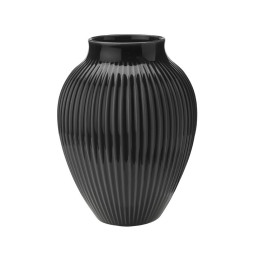 Vas H 20 cm ripple black