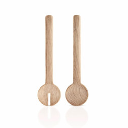 Salad servers Oak
