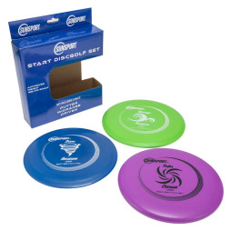 Golfdisc-3 in a set (Driver, Midrange, Putter)
