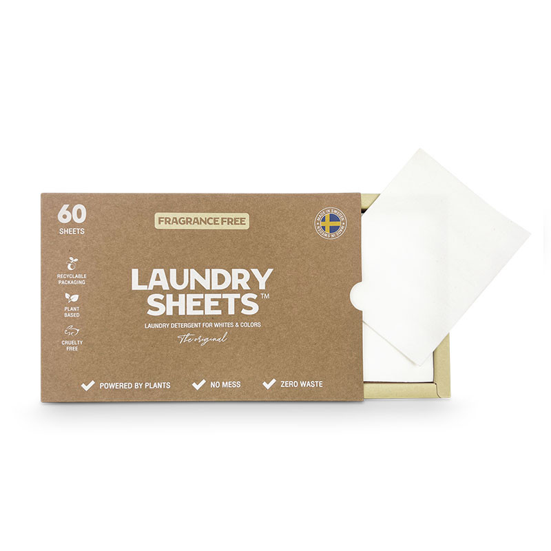Laundry Sheets Perfume-free 60 washes