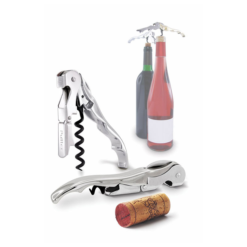 Wine Opener Pulltaps Classic Silver with holster
