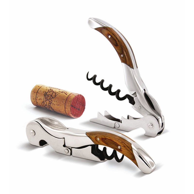 Wine Opener Pulltaps Toledo Oak with leather holster