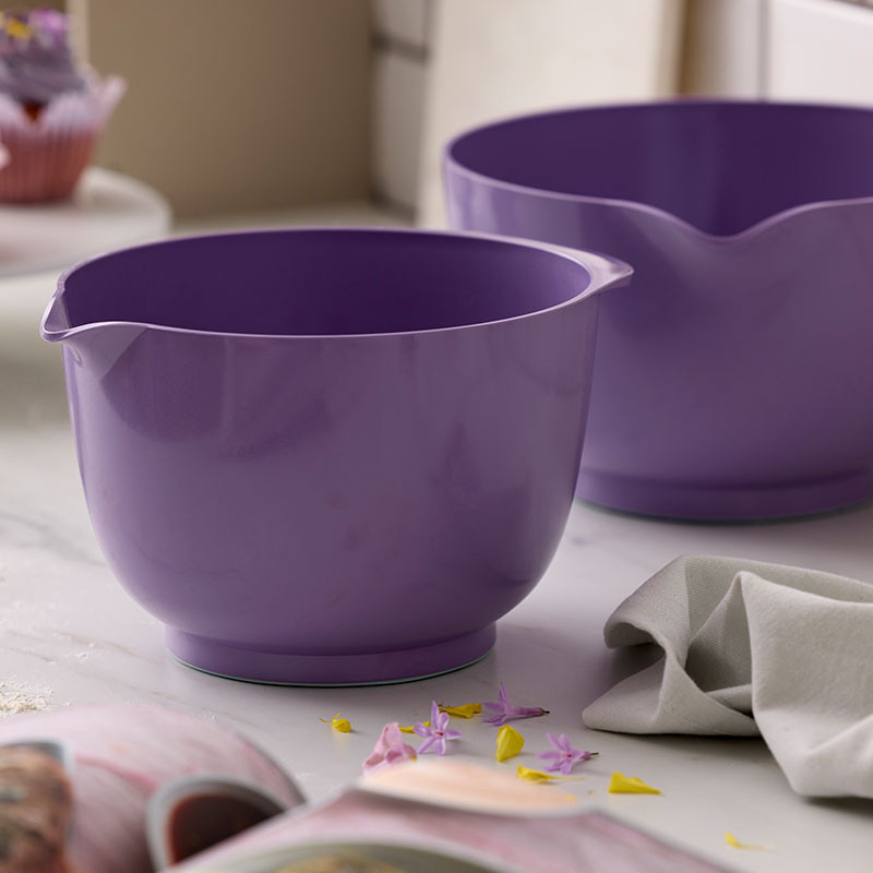 Margrethe Bowl set 2-pack with lid Lavender
