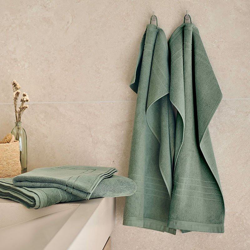 Towel Helle Terrycloth 50x70 cm Green
