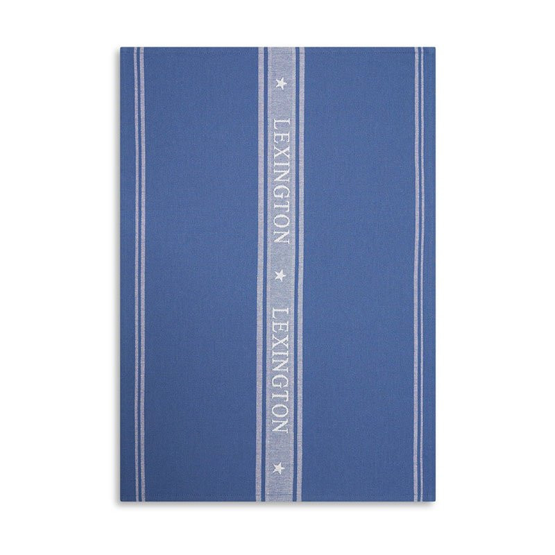 Icons Jacquard Tea Towel 50x70 cm Blue/White
