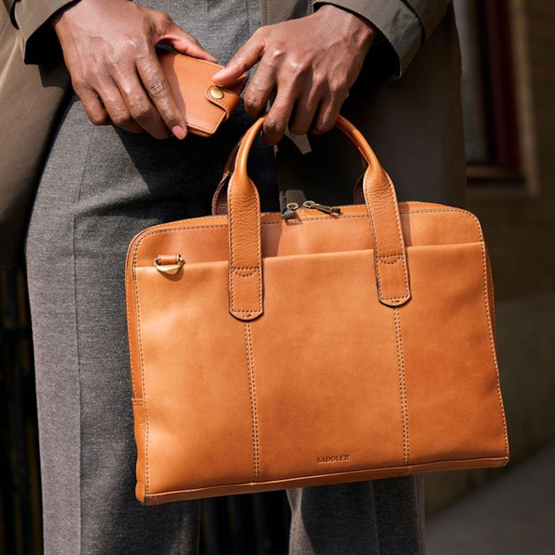 Edslan Laptop Bag Light Brown
