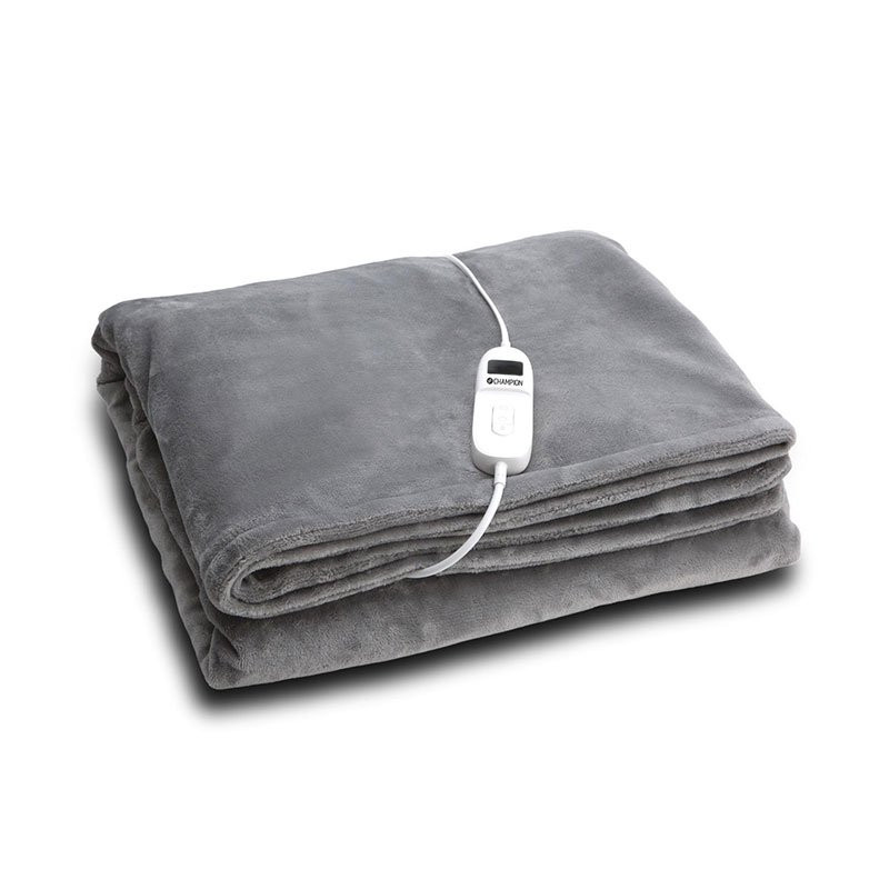 Heated Blanket 180x130cm Grey