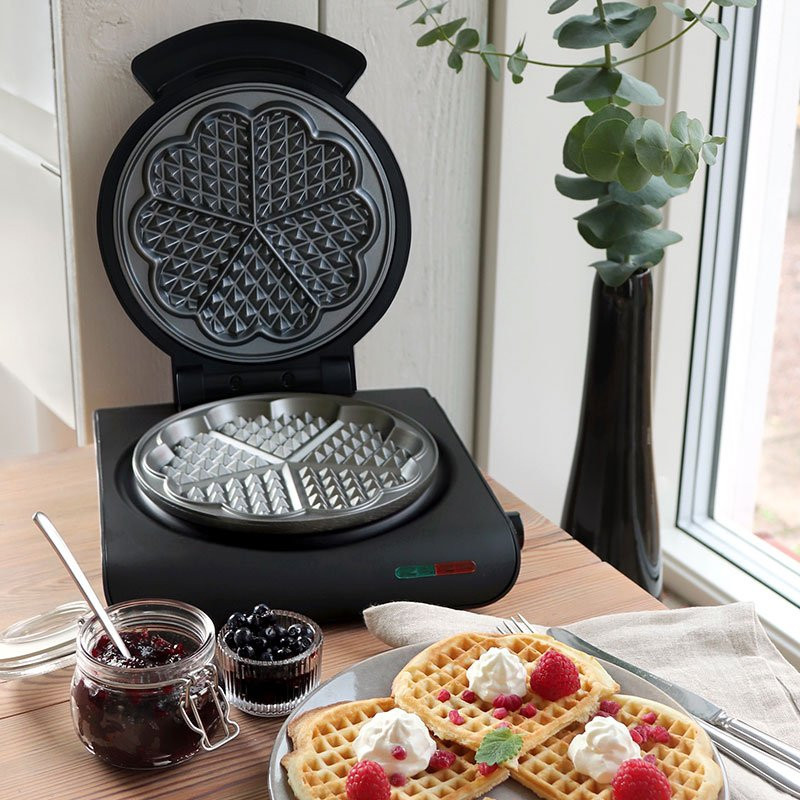 Waffle Iron Single Diamond Black