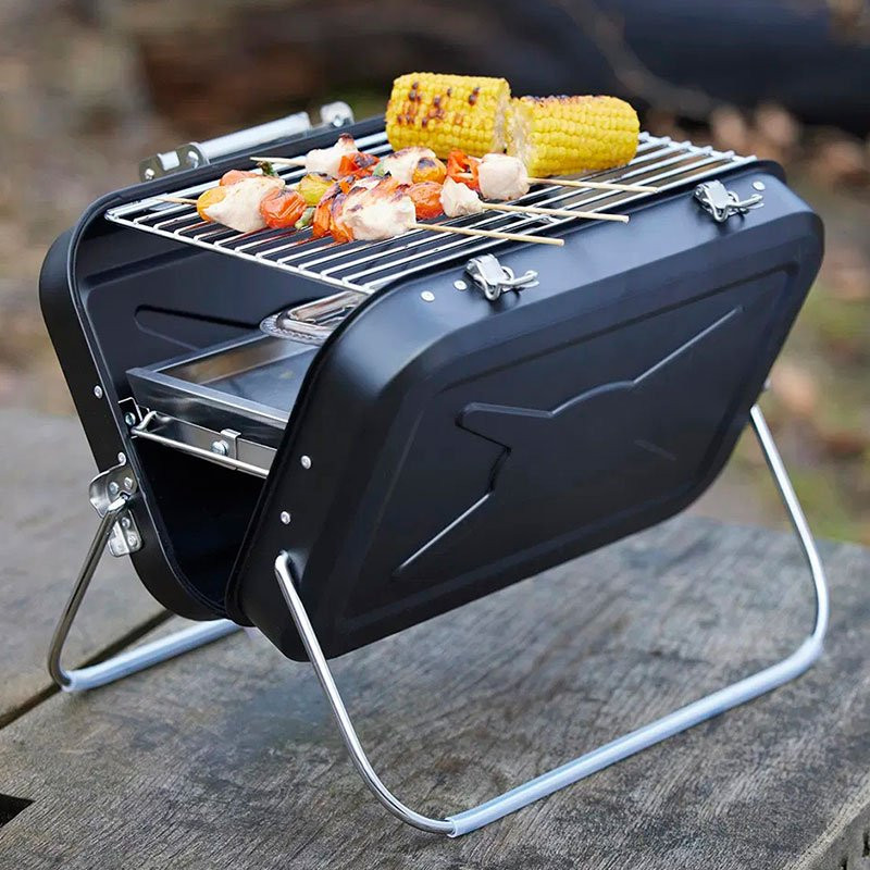 To Go BBQ Gas Grill Black Stainless Steel