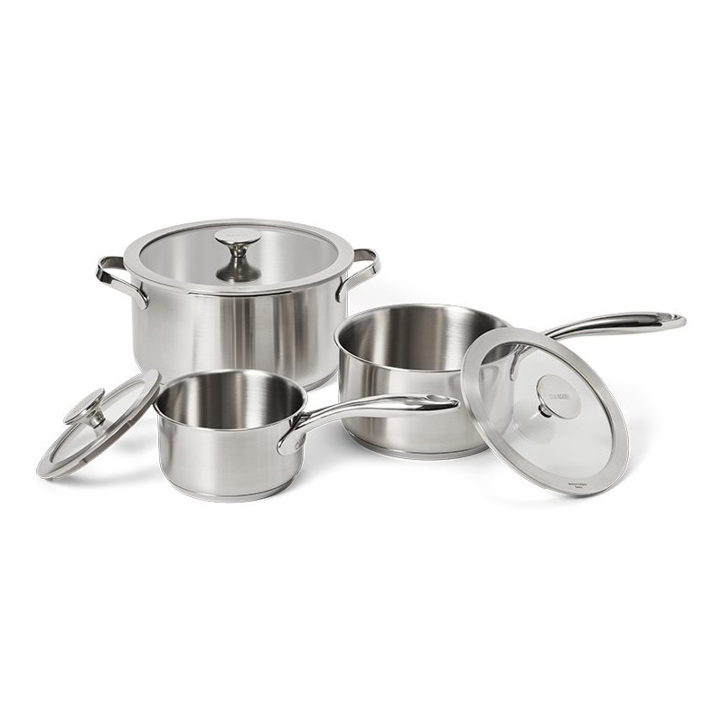 3-piece set pot and saucepans, Mathias Dahlgren