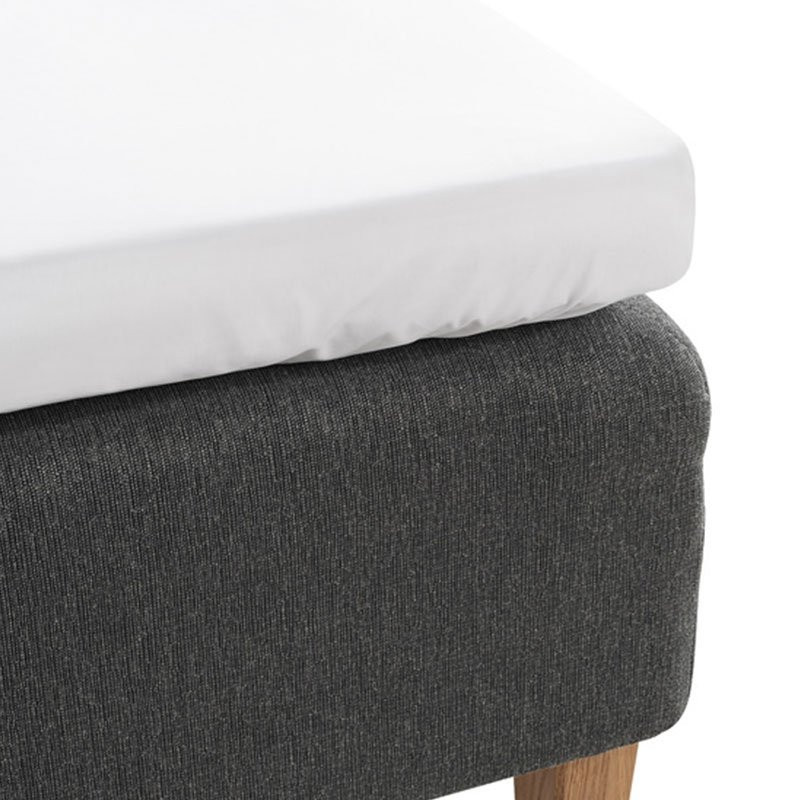 Fitted Sheet in Egyptian Cotton 90×200 cm, white