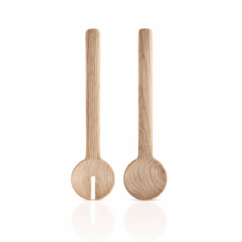 Salad servers Oak