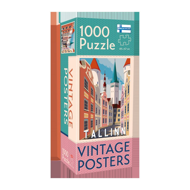 Puzzle Vintage Cities Tallinn 1000 pcs