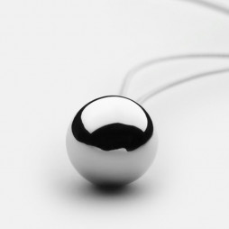 Ball Necklace Polished Steel