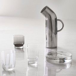Pipe Pitcher Mirror Polished Stainless Steel