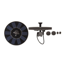 Fontän med solcell