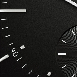 Klocka Granit Deluxe Silver Mesh